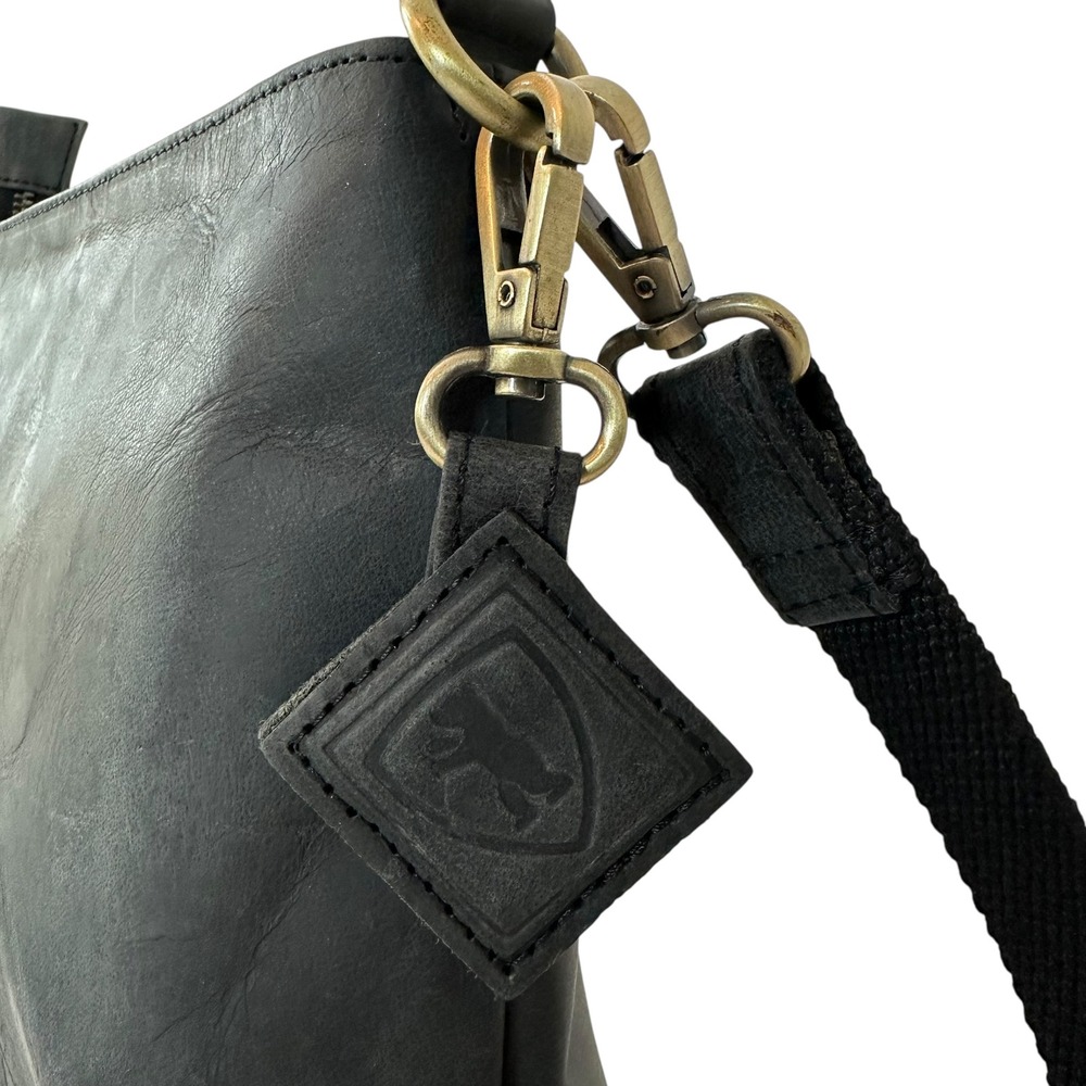Berliner Bags Unisex Grain Leather Crossbody Bag Minimalist Adjustable Shoulder - Picture 3 of 12